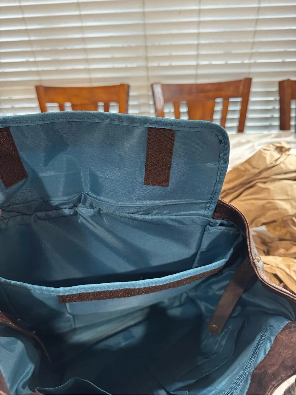 SOLO Brown Leather Laptop Business Tote Shoulder Bag